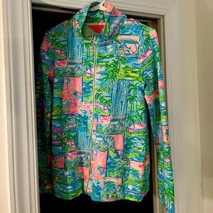 Lillly Pulitzer Golf Full Zip Jacket -NWOT